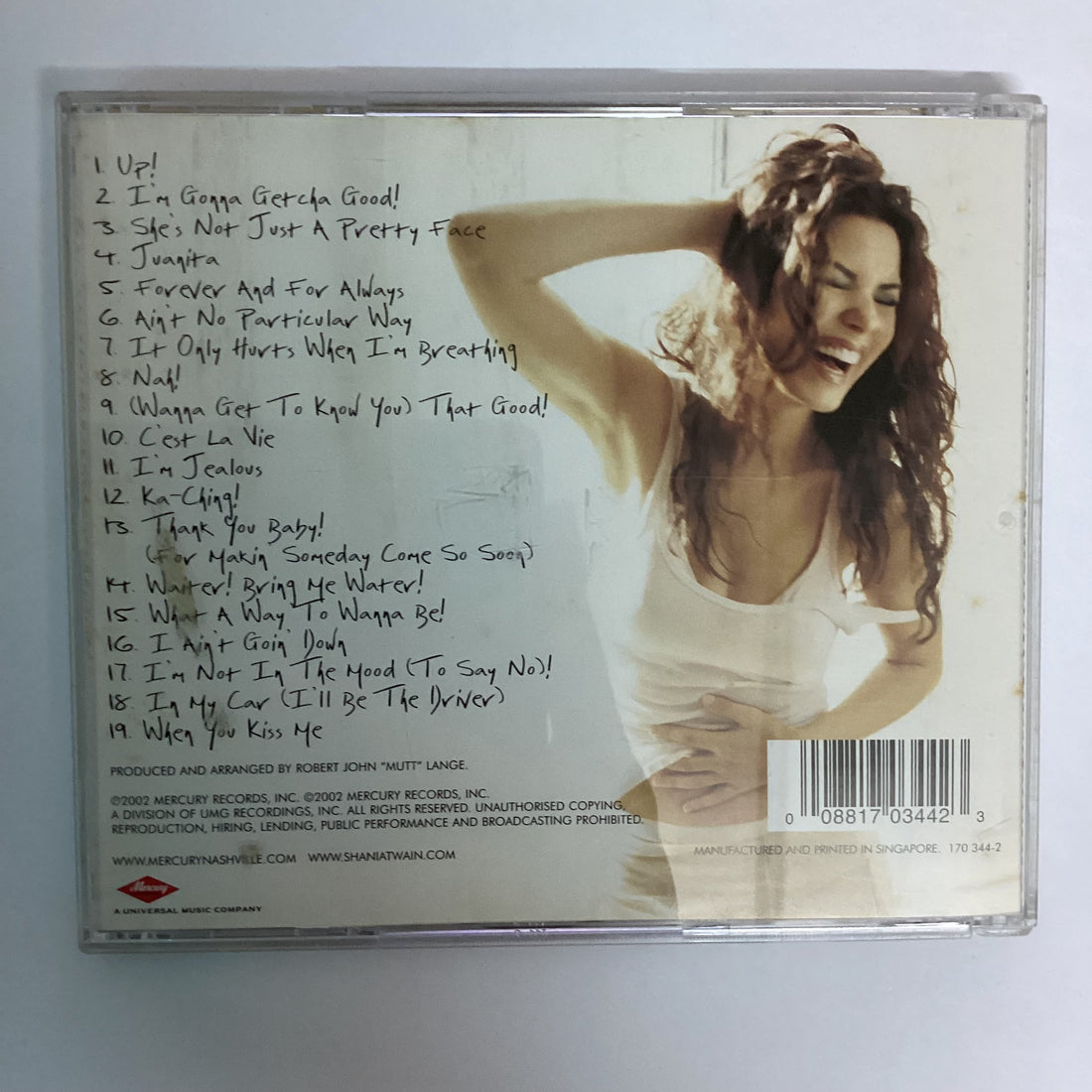 ซีดี Shania Twain - Up! CD VG+ 2CDs