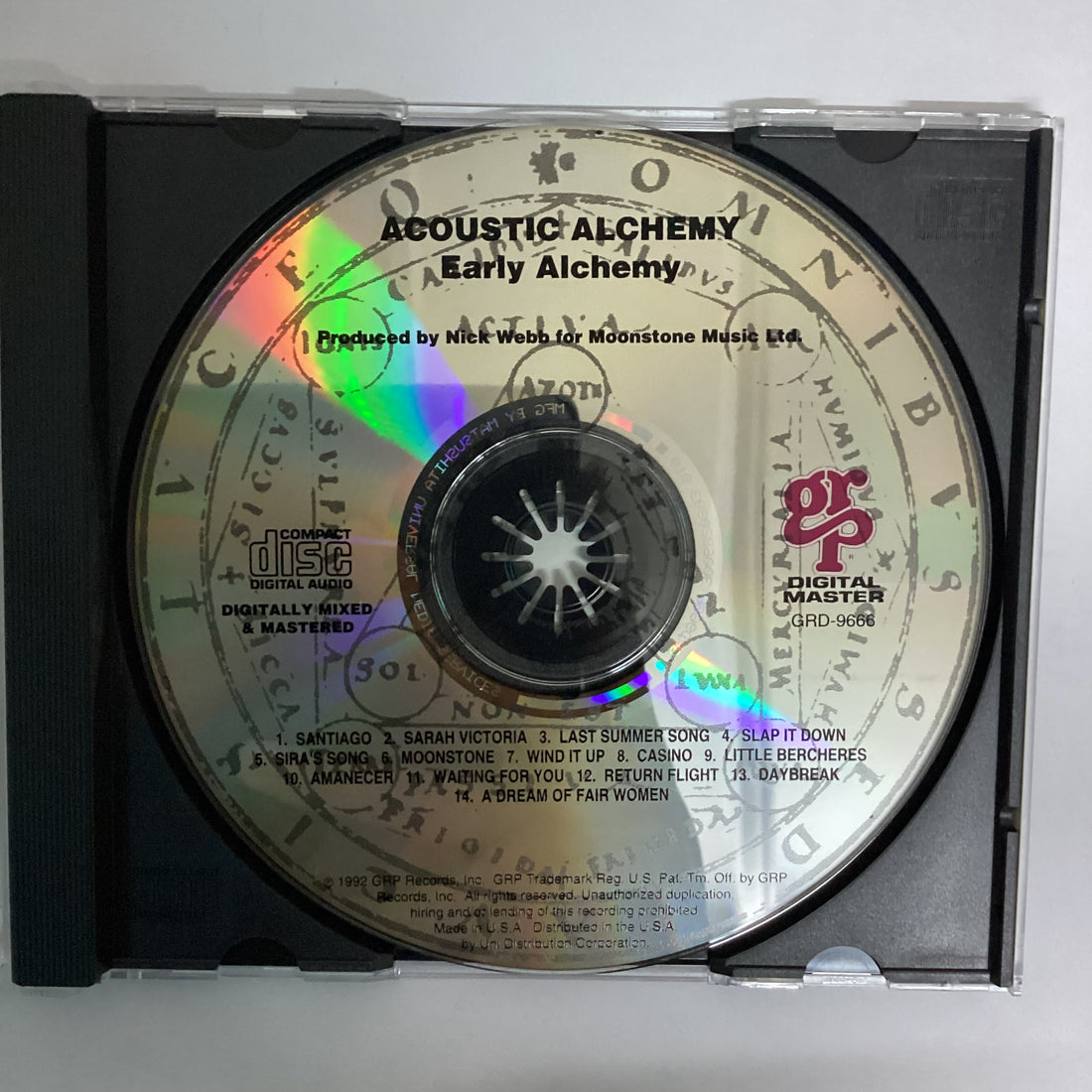 ซีดี Acoustic Alchemy - Early Alchemy CD NM or M-