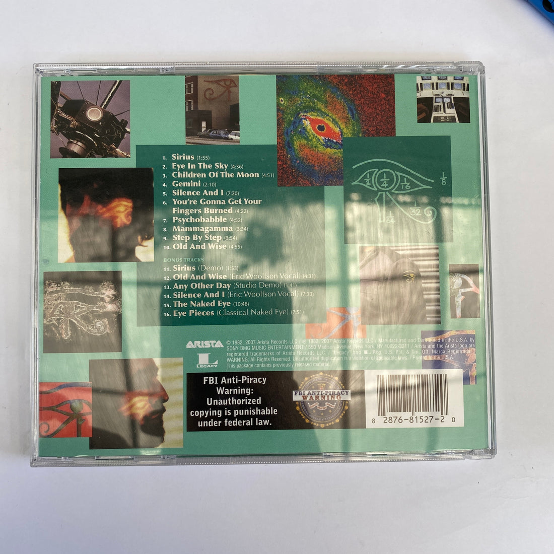 ซีดี The Alan Parsons Project - Eye In The Sky CD VG+