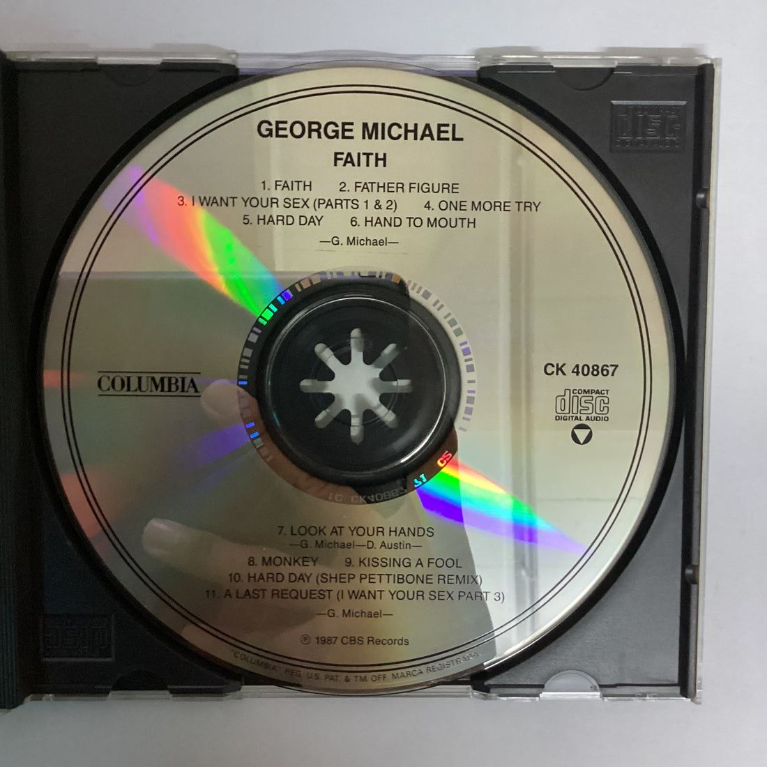 ซีดี George Michael - Faith CD VG+