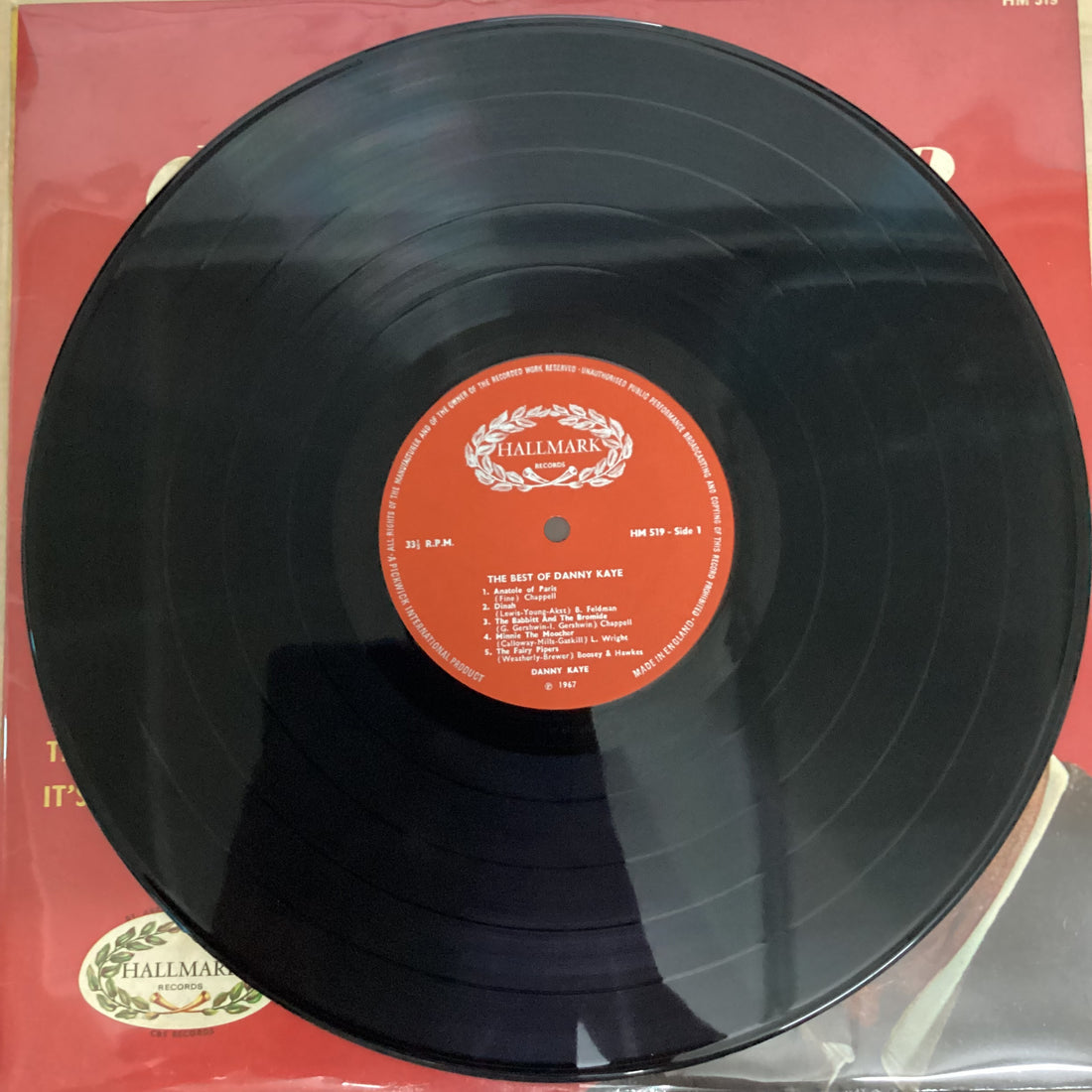 แผ่นเสียง Danny Kaye - The Best Of Danny Kaye Vinyl VG+