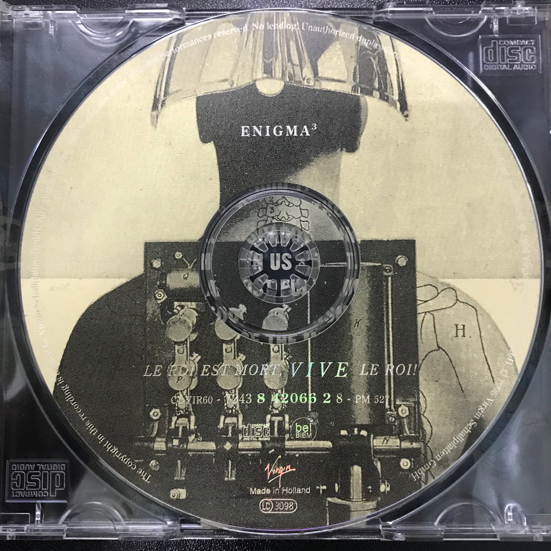 ซีดี Enigma - Le Roi Est Mort, Vive Le Roi! CD VG+