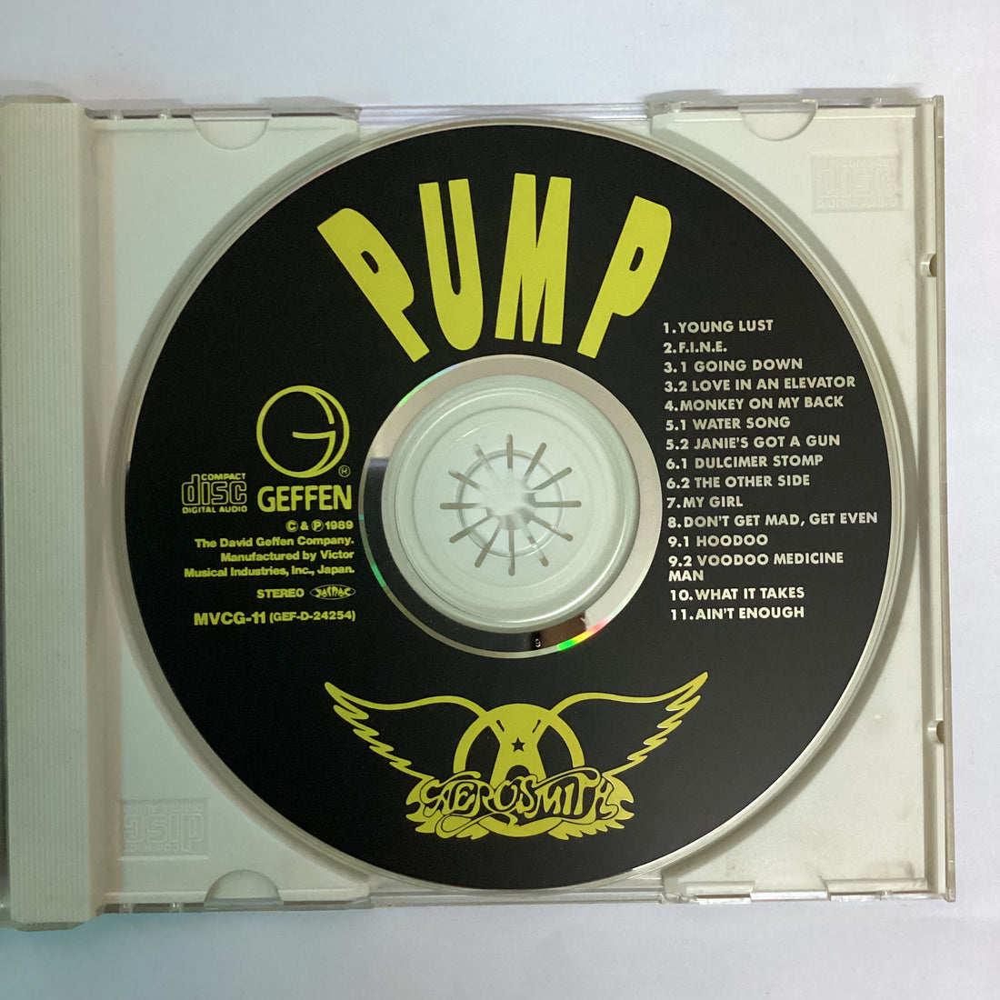 ซีดี Aerosmith - Pump CD NM or M-