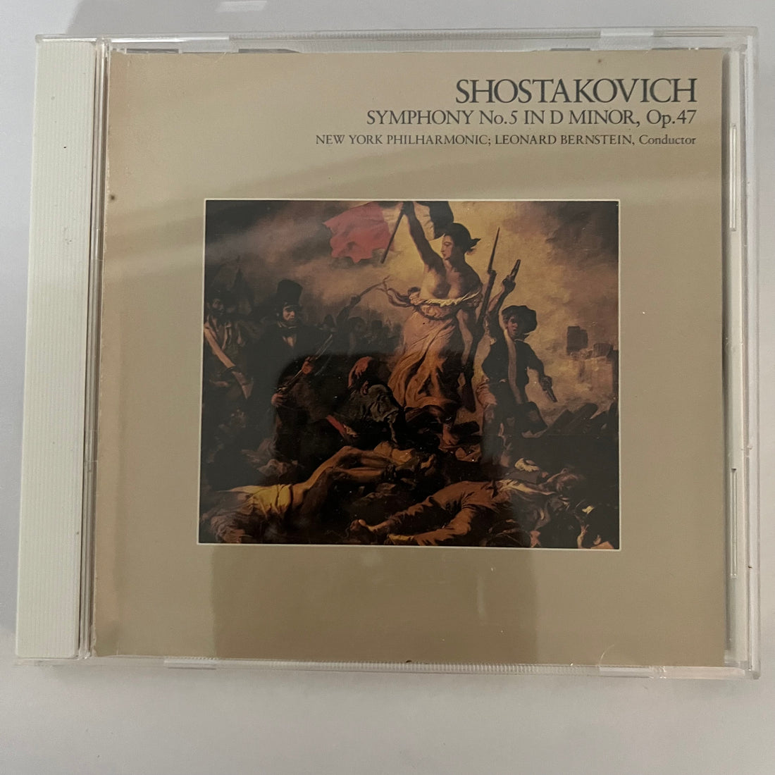 ซีดี Dmitri Shostakovich - Leonard Bernstein, New York Philharmonic - Symphony No. 5 CD VG+