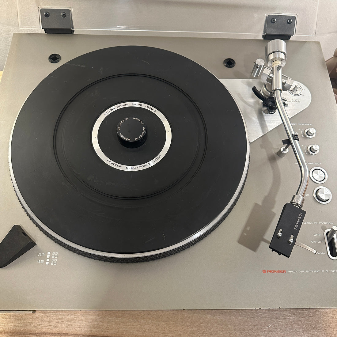 เครื่องเล่นแผ่นเสียง Pioneer PL-1250S Manual Direct Drive Turntable (220V)