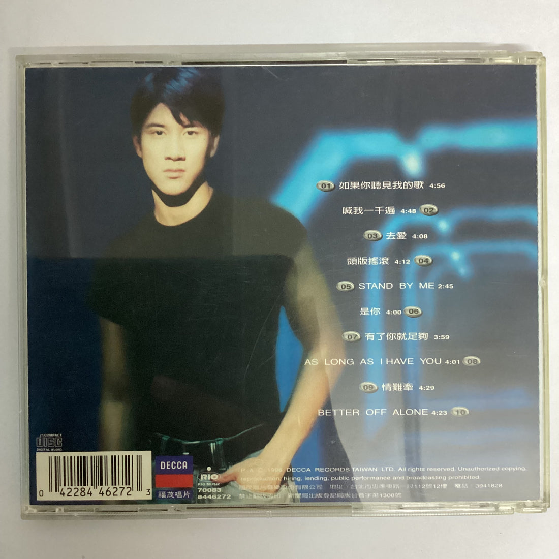 ซีดี Lee Hom Wang = Lee Hom Wang - 如果你聽見我的歌 CD VG+