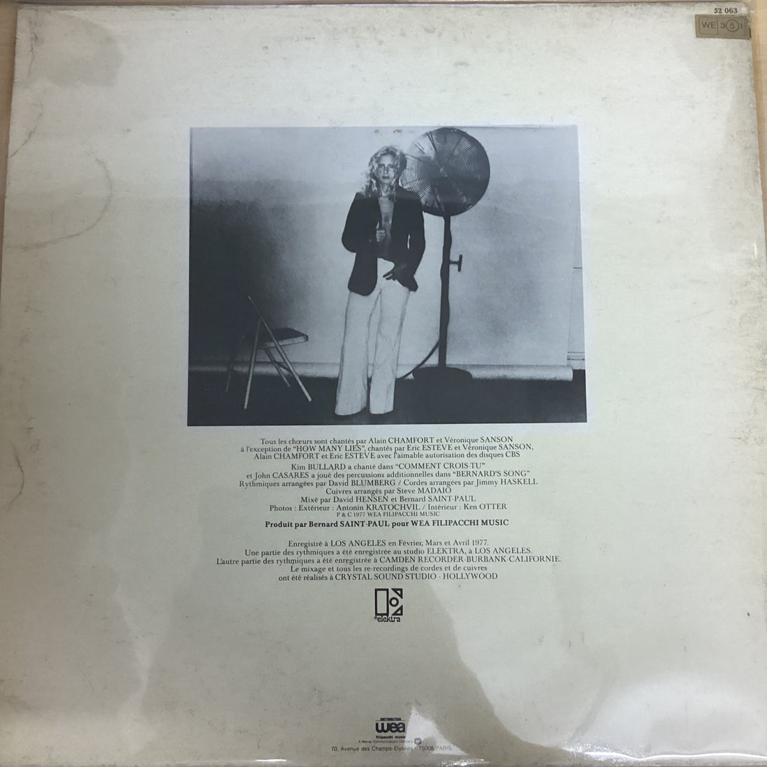 แผ่นเสียง Véronique Sanson - Hollywood Vinyl VG+