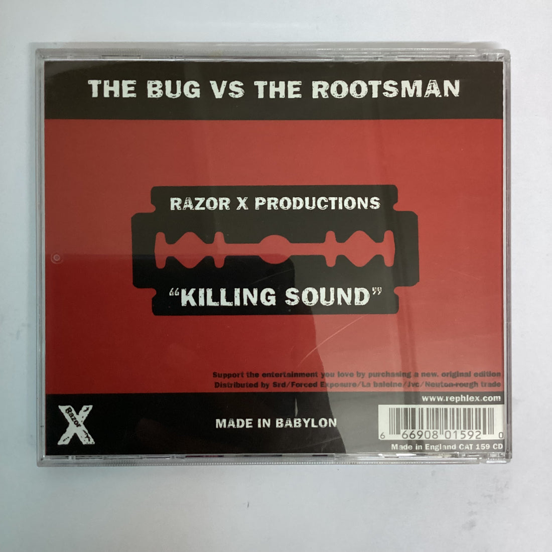 ซีดี Razor X Productions - Killing Sound CD VG+ 2CDs