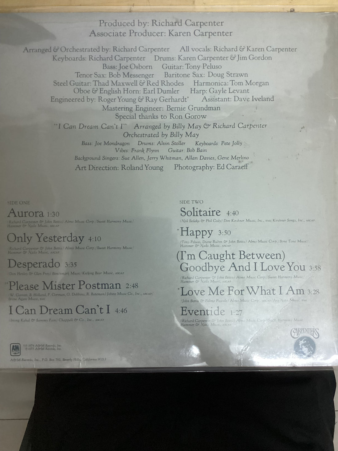 แผ่นเสียง Carpenters - Horizon Vinyl VG+