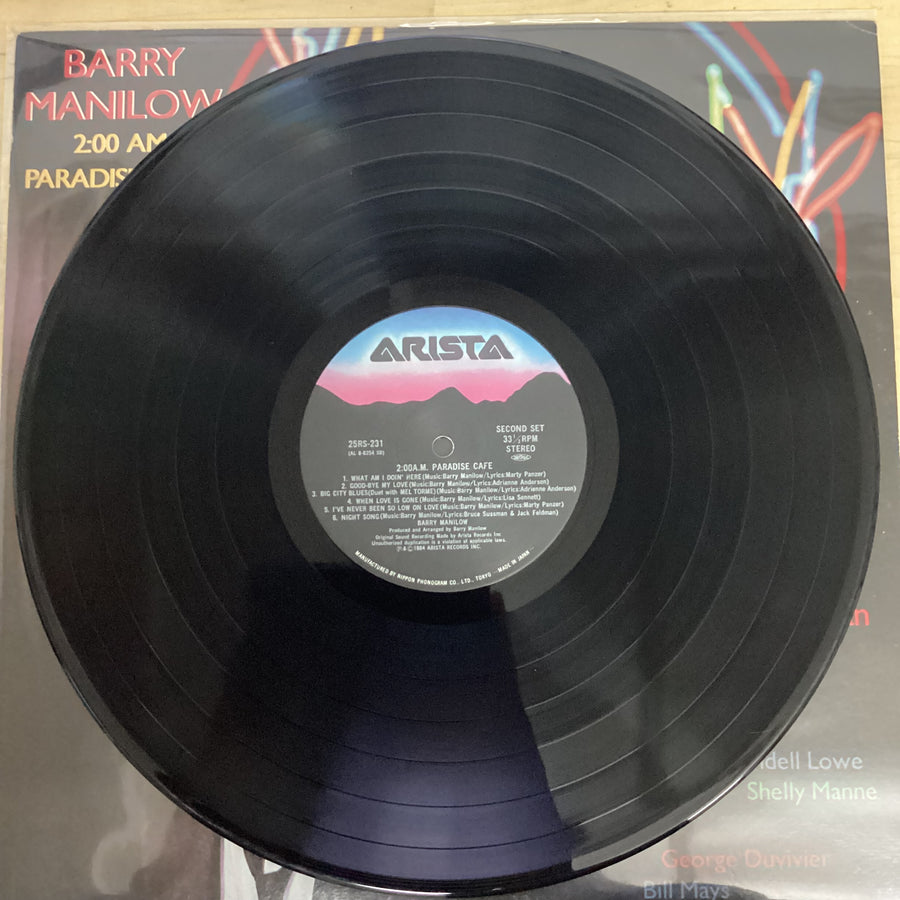 แผ่นเสียง Barry Manilow - 2:00 AM Paradise Cafe Vinyl VG+