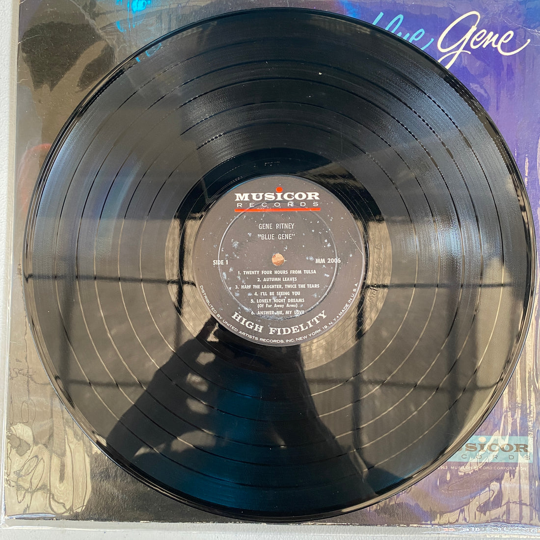 แผ่นเสียง Gene Pitney - Blue Gene Vinyl VG