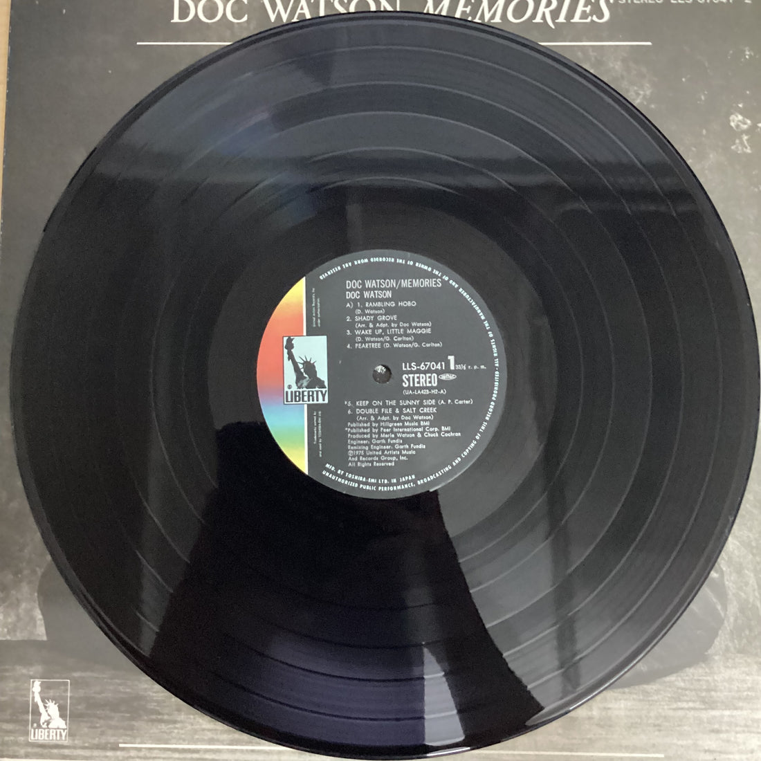 แผ่นเสียง Doc Watson - Memories Vinyl VG+ 2LPs