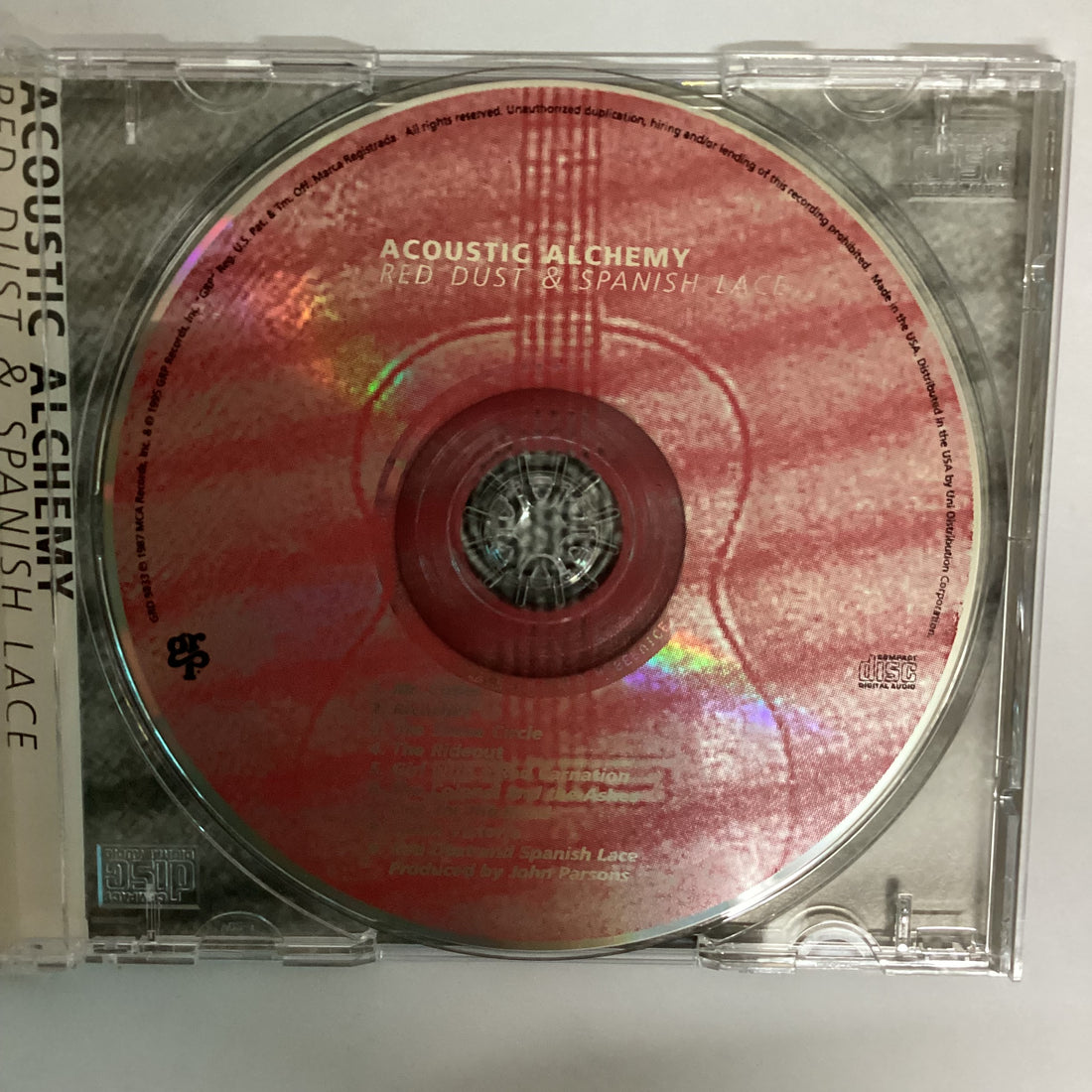 ซีดี Acoustic Alchemy - Red Dust & Spanish Lace CD NM or M-