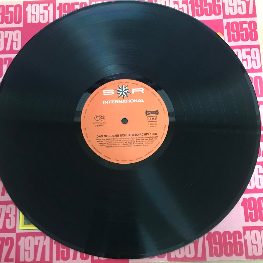 แผ่นเสียง Various - Das Goldene Schlager-Archiv - Die Hits Des Jahres 1968 (Vinyl) (VG+)