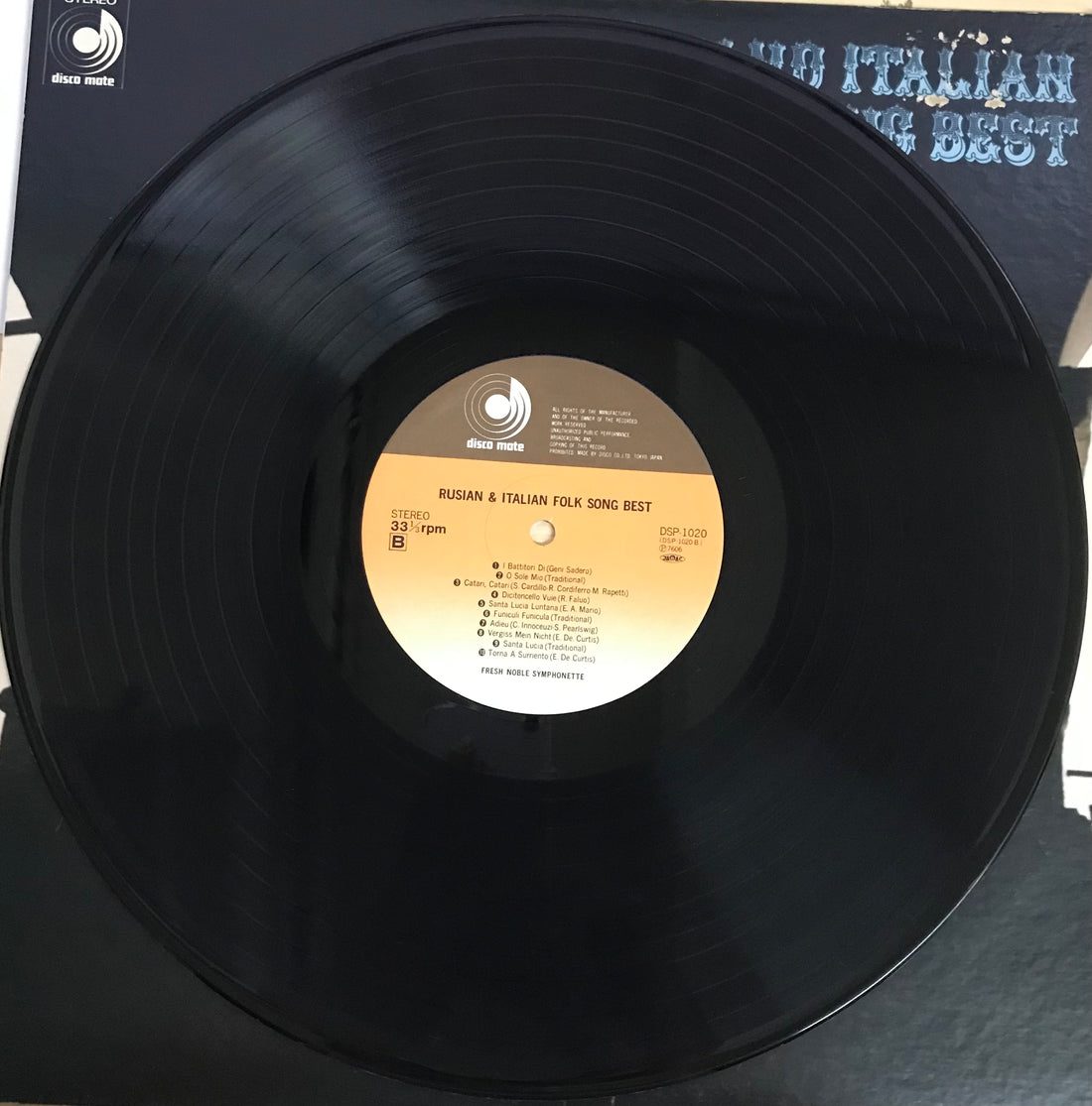 แผ่นเสียง Various - Rusian And Italian Folk Song Best VinyI VG+