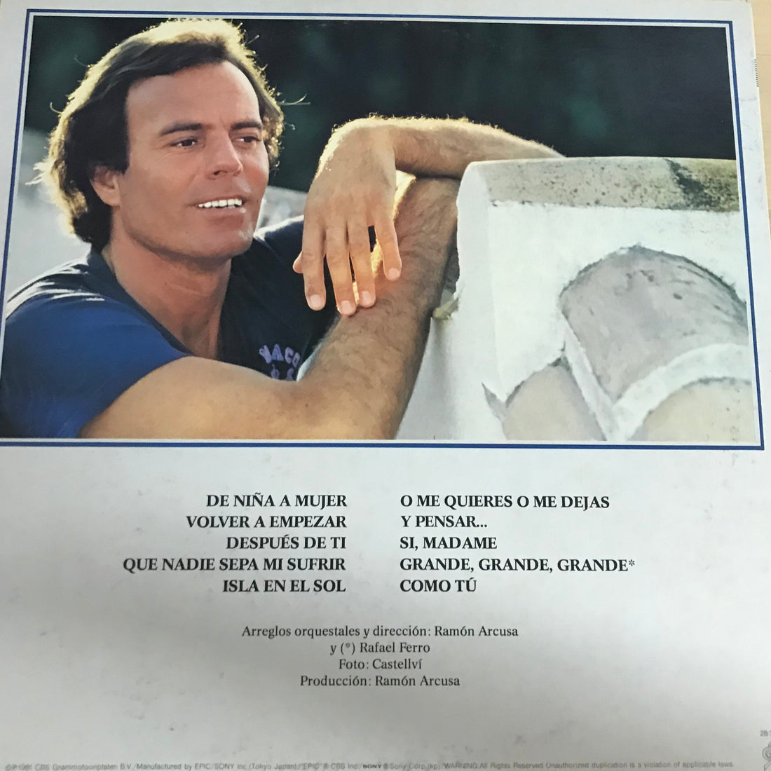 แผ่นเสียง Julio Iglesias - De Niña A Mujer (Vinyl) (VG+)