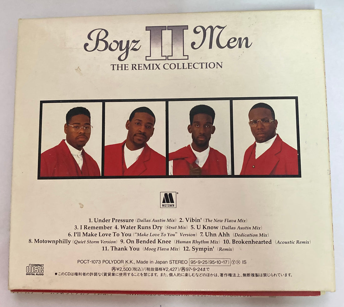 ซีดี Boyz II Men - The Remix Collection (CD) (VG+)