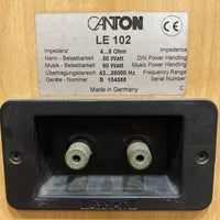 Canton LE 102 Bookshelf Speakers + Stands