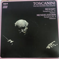 แผ่นเสียง Toscanini - The Man Behind the Legend Mozart Symphony No.41 'Jupiter' Mendelssohn Symphony No.4 'ItaIiana' (VinyI) (VG+)