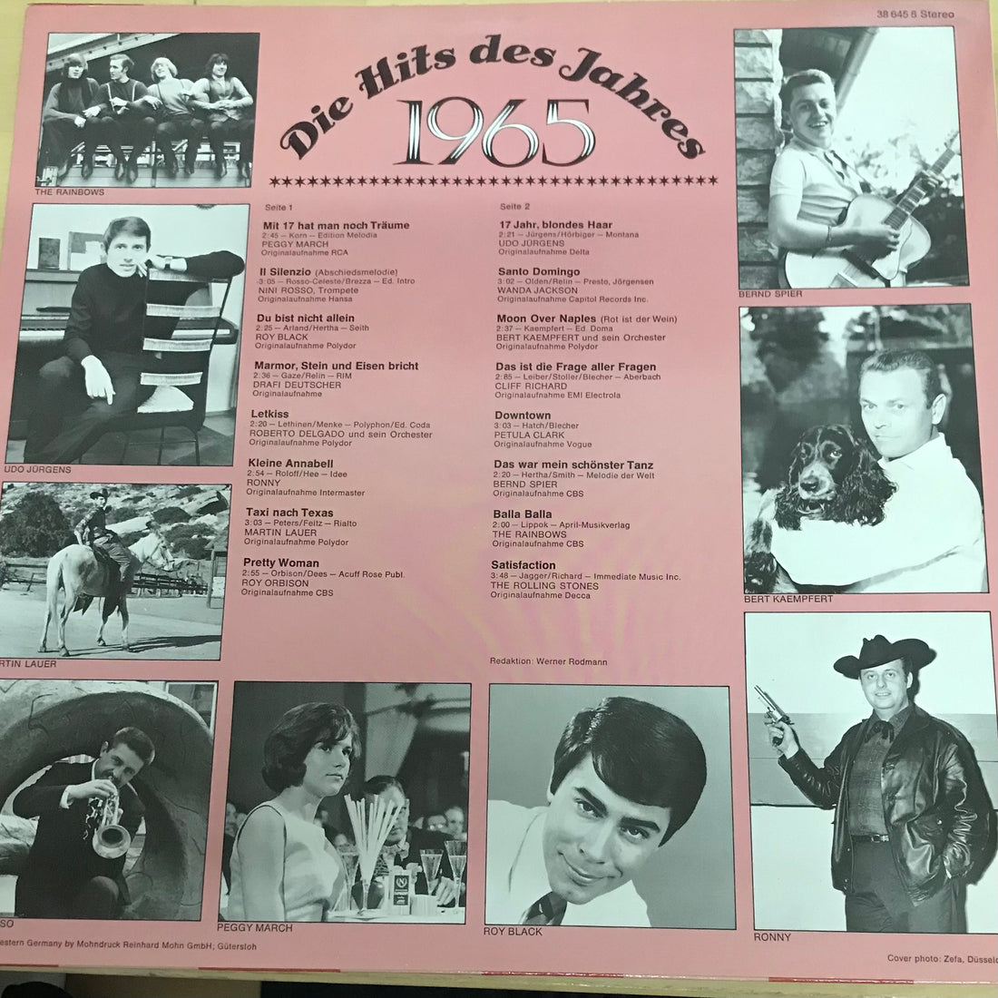 แผ่นเสียง Various - Das Goldene Schlager-Archiv - Die Hits Des Jahres 1965 (Vinyl) (VG+)