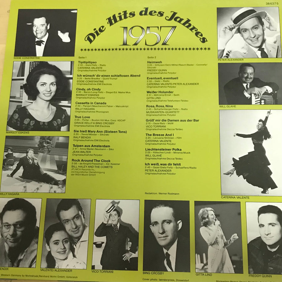 แผ่นเสียง Various - Das Goldene Schlager-Archiv - Die Hits Des Jahres 1957 (Vinyl) (VG+)