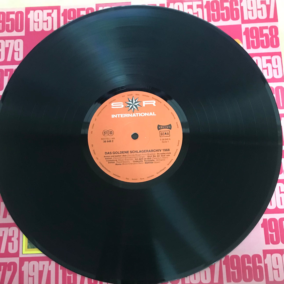 แผ่นเสียง Various - Das Goldene Schlager-Archiv - Die Hits Des Jahres 1968 (Vinyl) (VG+)