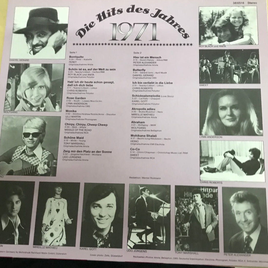 แผ่นเสียง Various - Das Goldene Schlager-Archiv - Die Hits Des Jahres 1971 (Vinyl) (VG+)