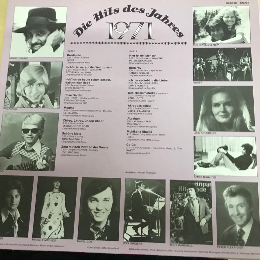 แผ่นเสียง Various - Das Goldene Schlager-Archiv - Die Hits Des Jahres 1971 (Vinyl) (VG+)