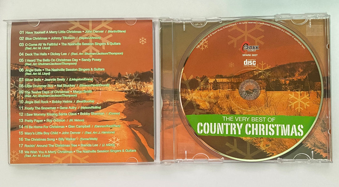 ซีดี Various - The Very Best Of Country Christmas (CD) (VG)