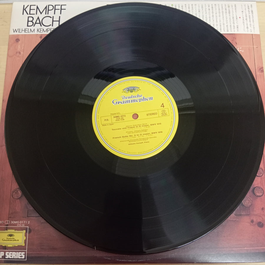 แผ่นเสียง WILHELM KEMPFF (Piano) - Kempff Bach ケンプ、バッハ名演集 (Vinyl) (VG+) ( 2LPs)