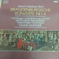 แผ่นเสียง Gustav Leonhardt - Brandenburgische Konzerte Nr. 1-6 (Vinyl) (VG+) (2LPs)