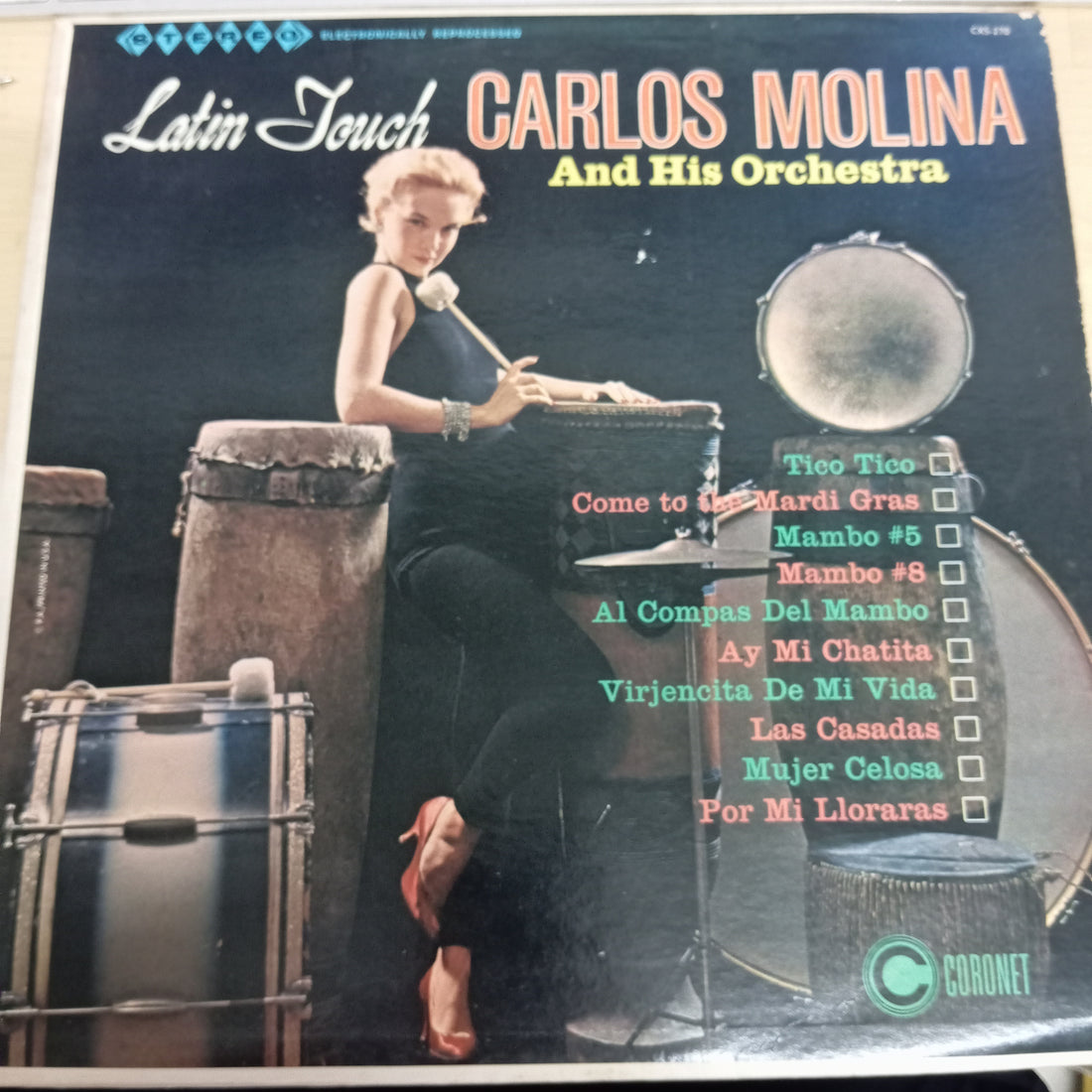 แผ่นเสียง Carlos Molina And His Orchestra - Latin Touch (Vinyl) (VG+)