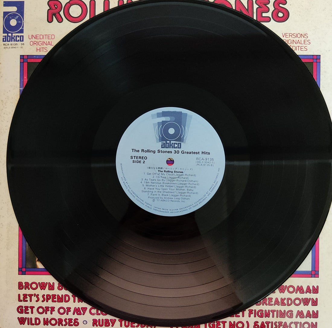 แผ่นเสียง The Rolling Stones - 30 Greatest Hits (Vinyl) (VG+) (2LPs)