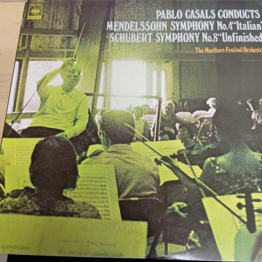 แผ่นเสียง The Marlboro Festival Orchestra - Pablo Casals Conducts No.4 - No.8 (Vinyl) (VG)