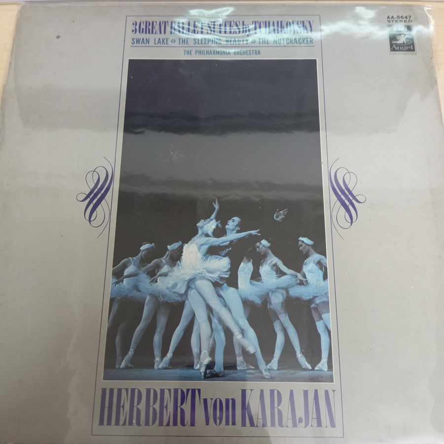 แผ่นเสียง Herbert Von Karajan - 3 Great Ballet Suites by Tchaikovsky (Vinyl) (VG+)