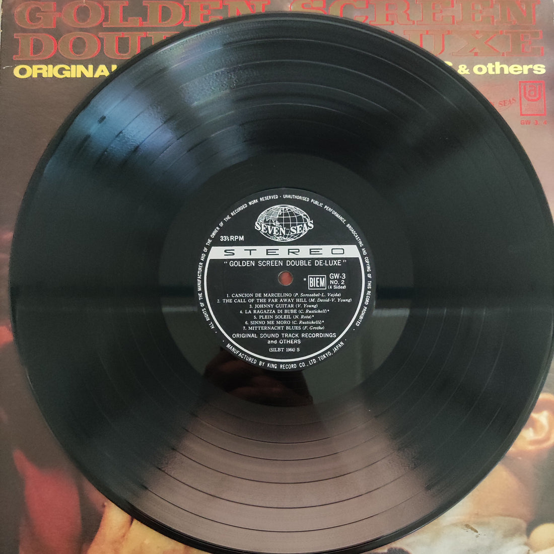 แผ่นเสียง Various - Golden Screen Double Deluxe (Vinyl) (VG+) (2LPs)