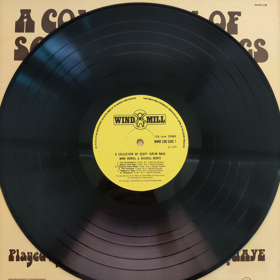 แผ่นเสียง Mimi Daniel And Russell Quaye - A Collection Of Scott Joplin Rags (Vinyl) (VG+)