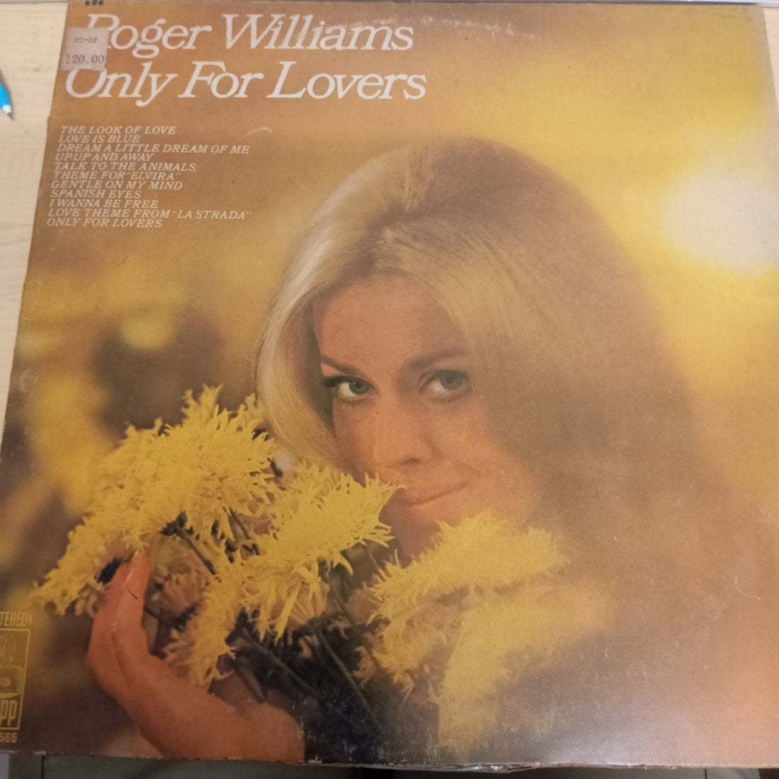 แผ่นเสียง Roger Williams 2 - Only For Lovers Vinyl VG