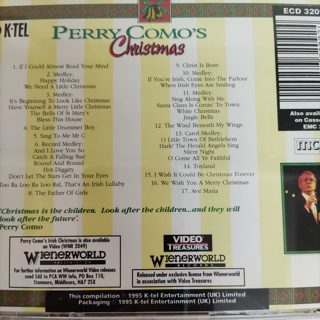 Perry Como - Perry Como's Christmas (CD) (VG+)