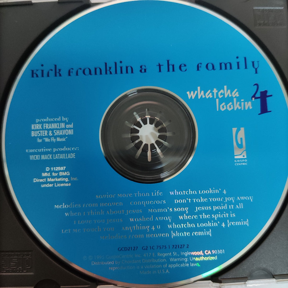 ซีดี Kirk Franklin And The Family - Whatcha Lookin' 4 CD VG+