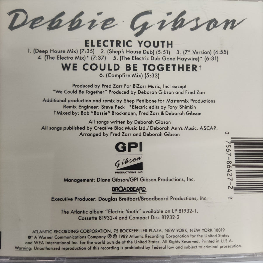 Debbie Gibson - Electric Youth (CD) (VG+)