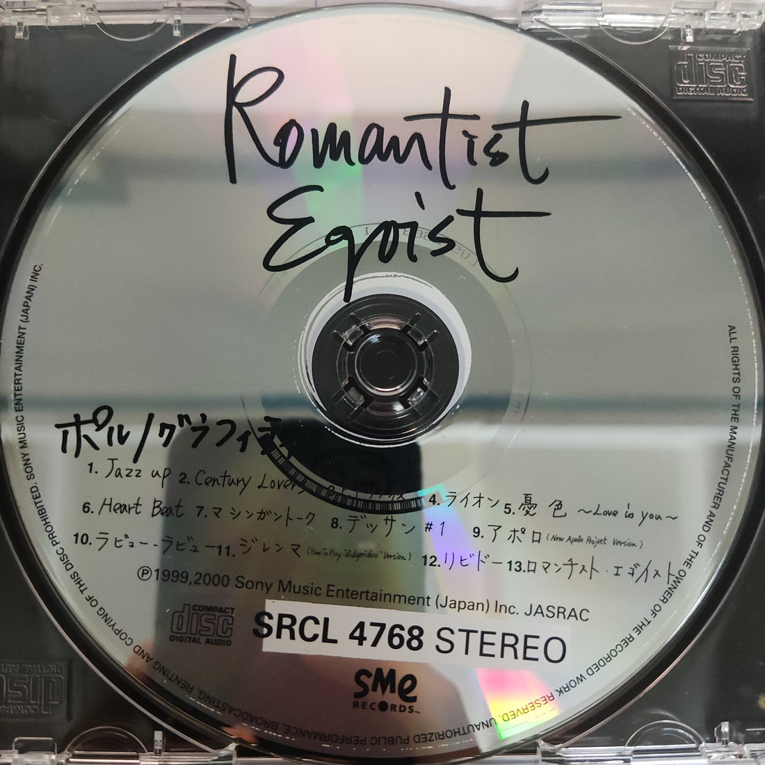 ซีดี ポルノグラフィティ - Romantist Egoist (CD) (VG+)