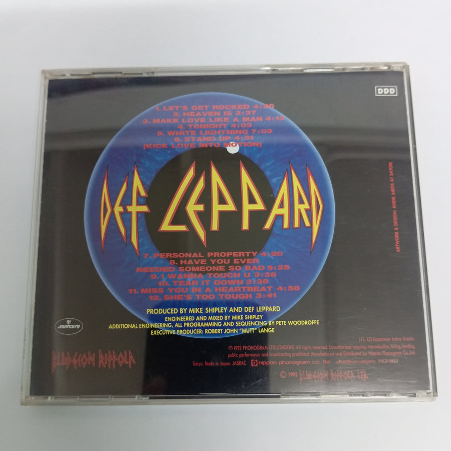 ซีดี Def Leppard - Adrenalize CD VG+