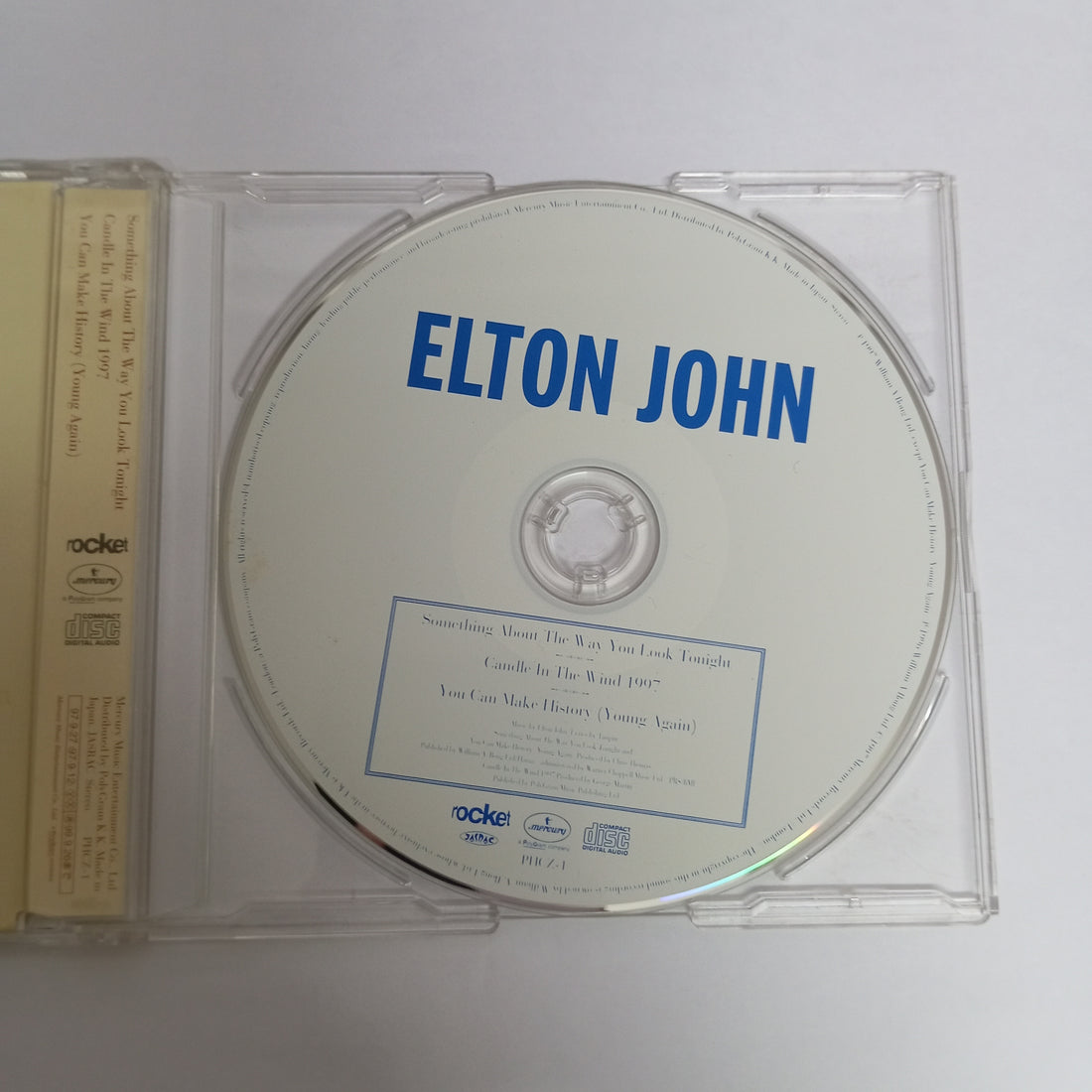 ซีดี Elton John - Something About The Way You Look Tonight / Candle In The Wind 1997 CD VG+