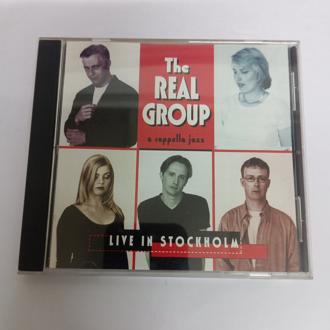 ซีดี The Real Group - A Cappella Jazz - Live in Stockholm (CD) (VG+)