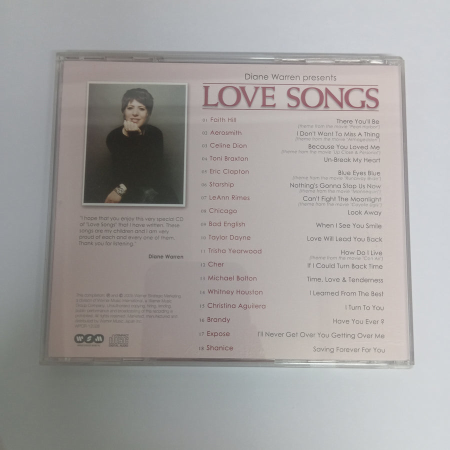 ซีดี Diane Warren - Diane Warren Presents Love Songs (CD) (VG+)