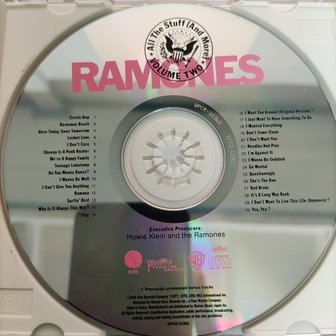 ซีดี Ramones - All The Stuff (And More) - Vol. 2 (CD) (VG+)