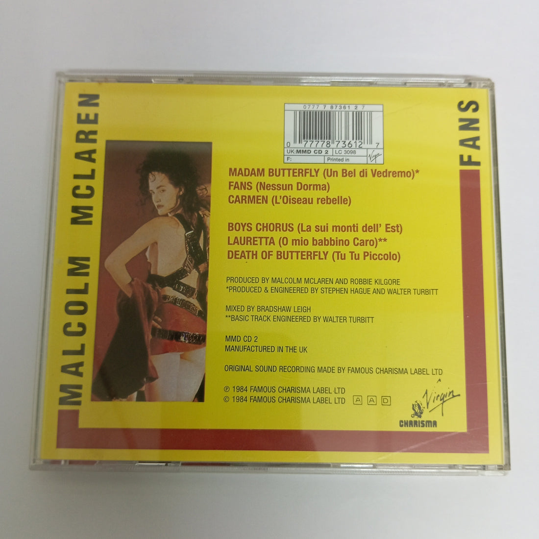 ซีดี Malcolm McLaren - Fans CD VG+