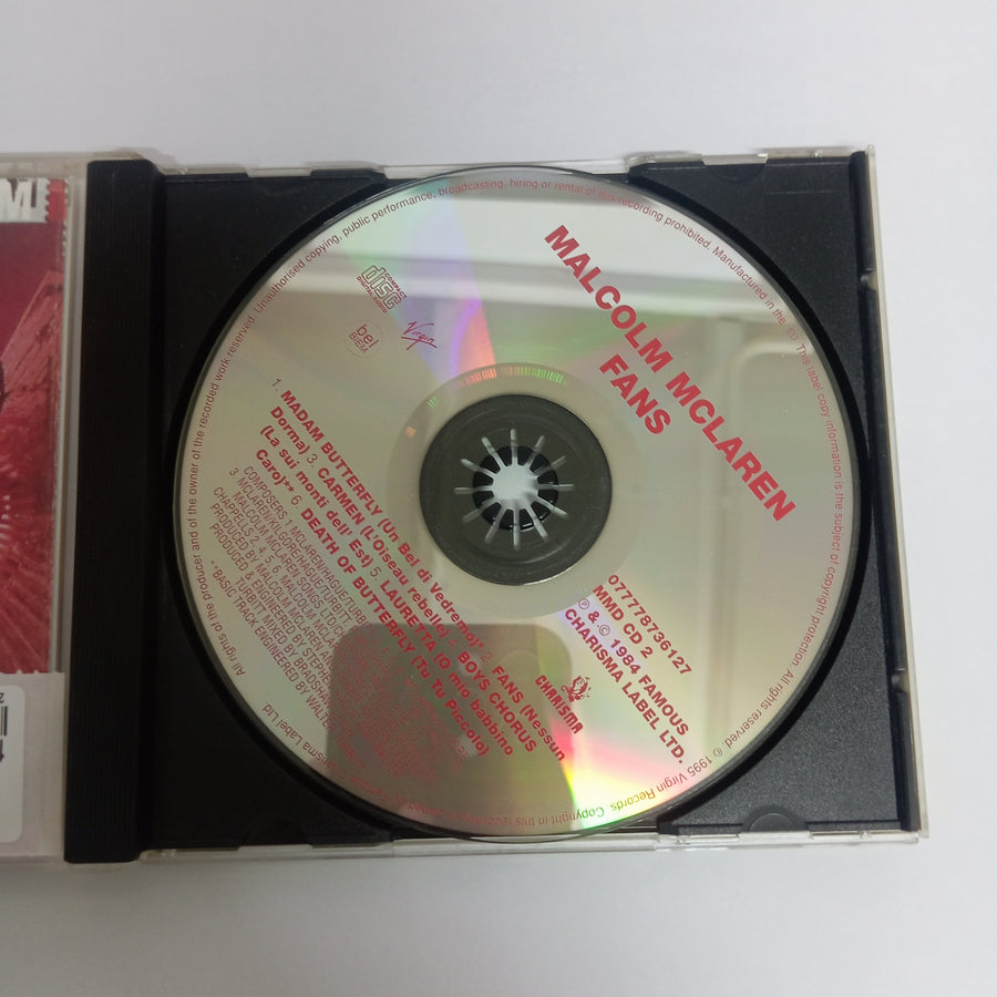 ซีดี Malcolm McLaren - Fans CD VG+