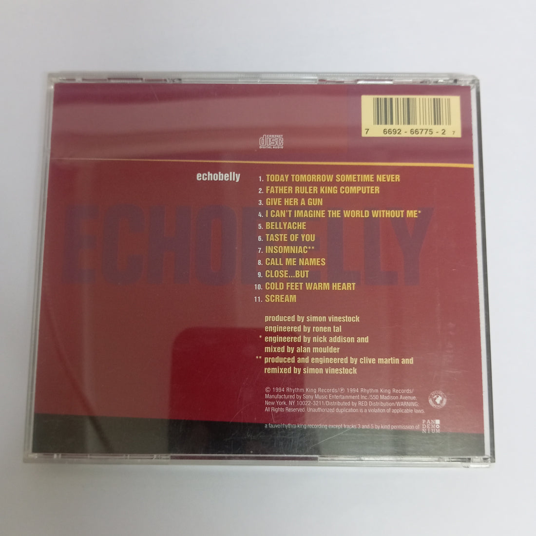 ซีดี Echobelly - Everyone's Got One CD VG+